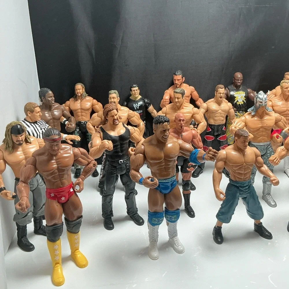 WWE WWF Jakks Action Figures Ruthless Aggression Era Lot Of 26